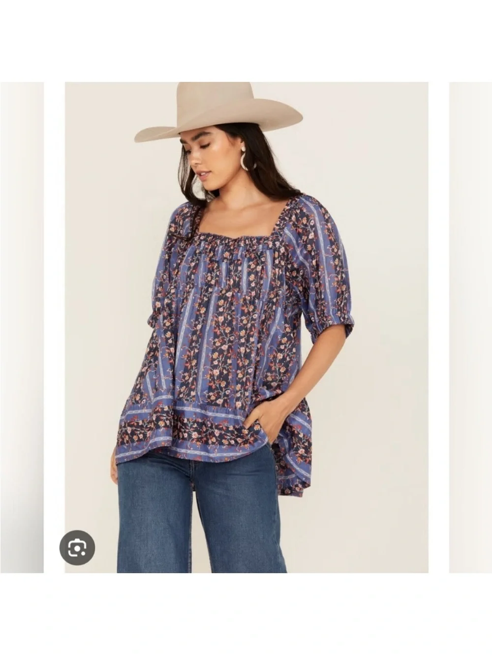 Free People Vintage Lover Blouse in Dutch